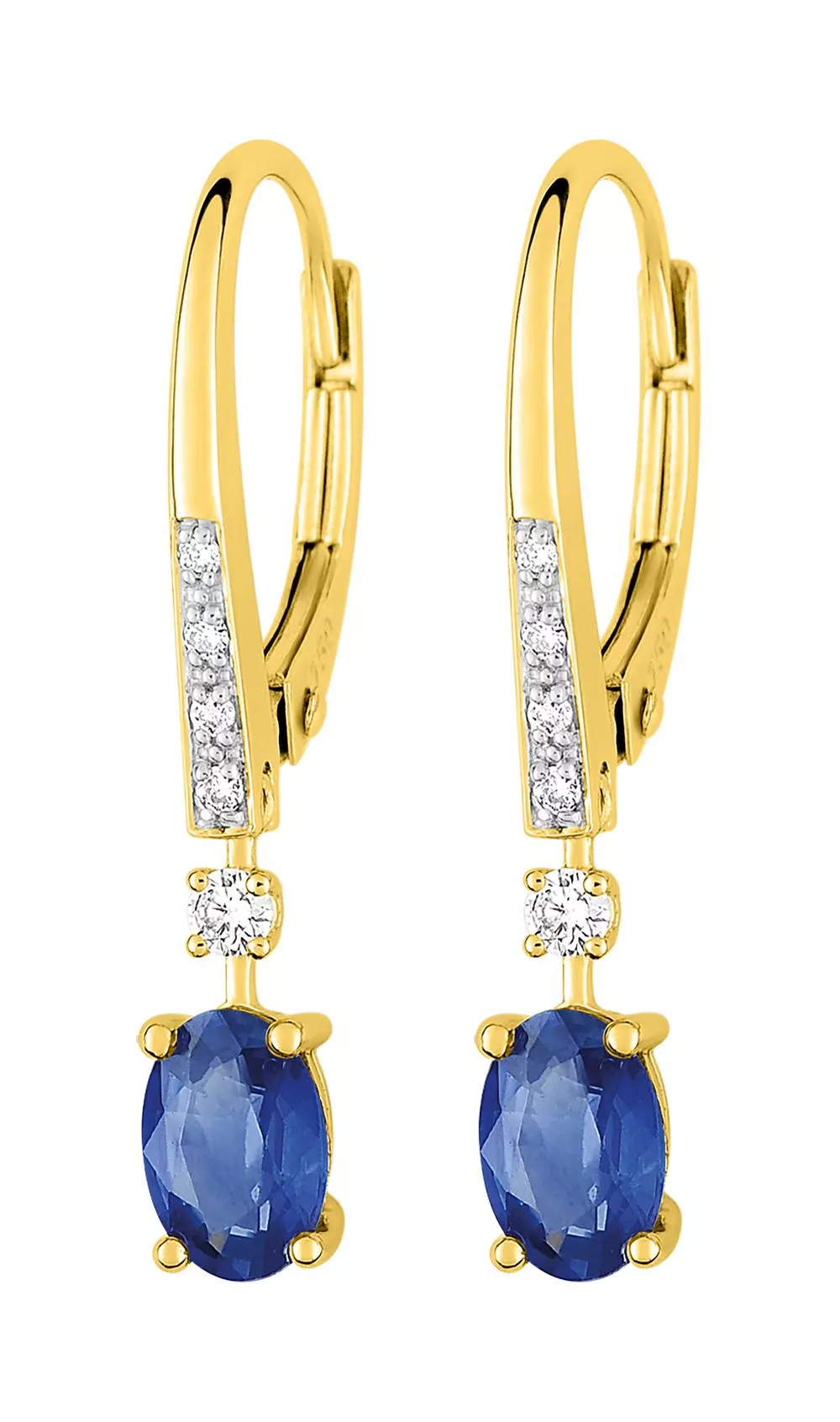 Boucles d'oreilles Dormeuses Or Analidia Diamant - Boucles d'oreilles en Or 750 18k - Bijoux en Vogue