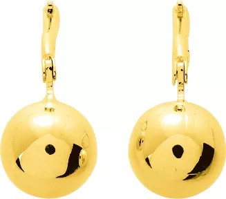 Boucles d'oreilles Dormeuses Plaqué Or Granoie Diamètre 12mm - Boucles d'oreilles en Plaqué or - Bijoux en Vogue