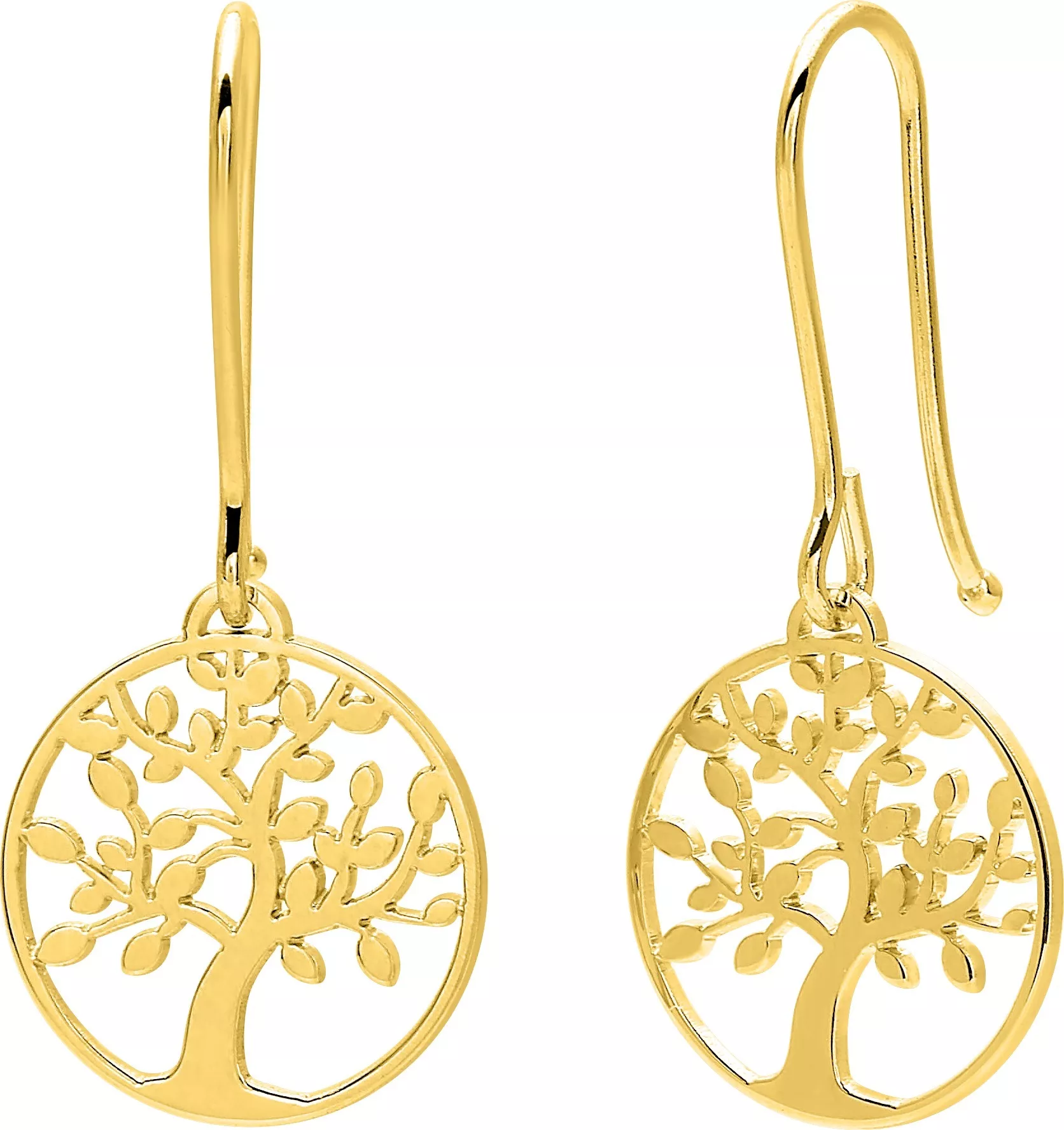 Boucles d'oreilles Or Arbre de Vie - Boucles d'oreilles en Or 750 18k - Bijoux en Vogue