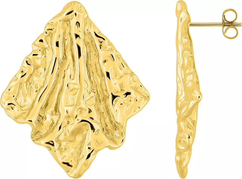 Boucles d'oreilles Pendantes Acier Doré Speranta - Boucles d'oreilles en Acier - Bijoux en Vogue