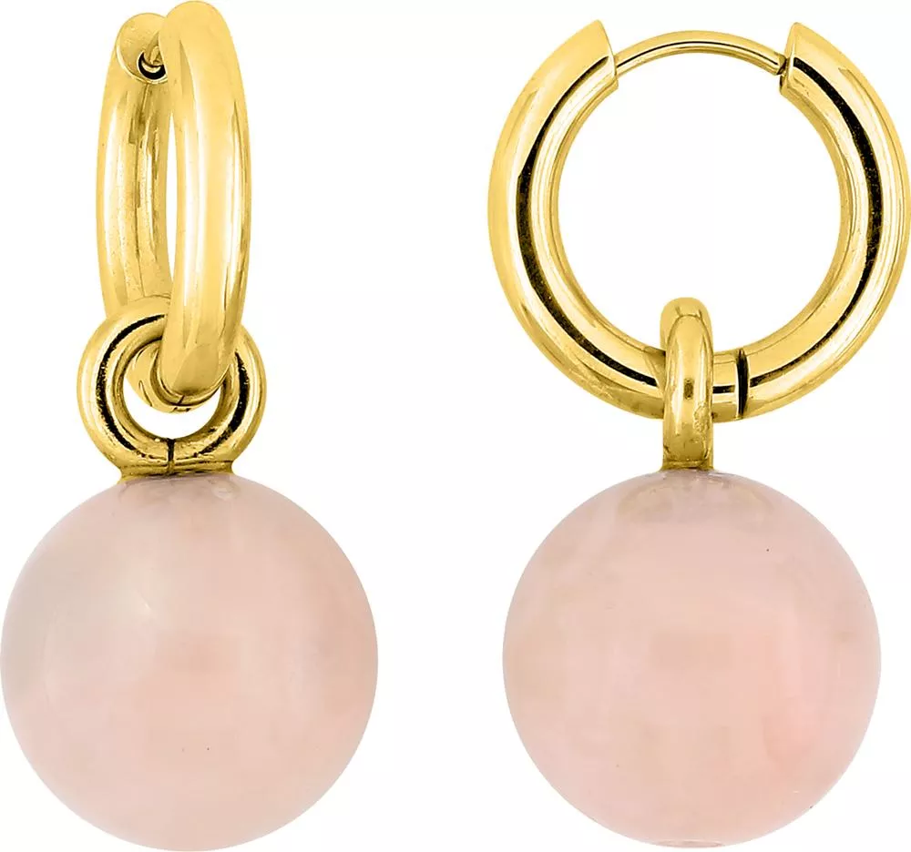 Boucles d'oreilles Pendantes Acier Doré Sharlesta - Boucles d'oreilles en Acier - Bijoux en Vogue