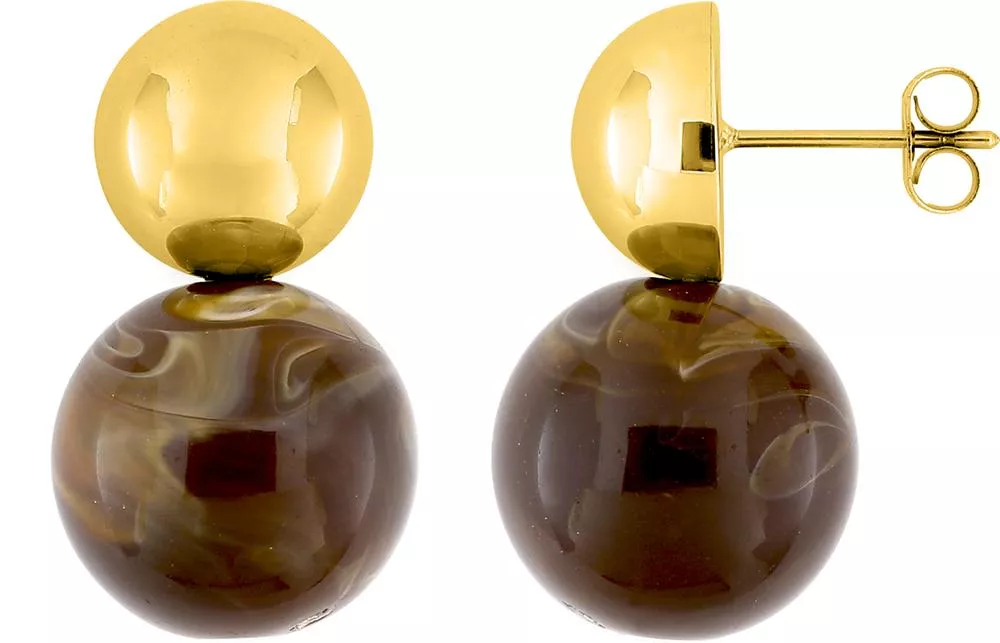 Boucles d'oreilles Pendantes Acier Doré Wilfrie - Boucles d'oreilles en Acier - Bijoux en Vogue