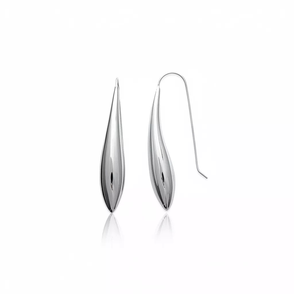 Boucles d'oreilles Pendantes Argent Manzinga Volume - Boucles d'oreilles en Argent 925