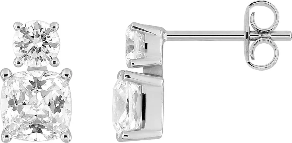 Boucles d'oreilles Pendantes Argent Muimba Zirconium - Boucles d'oreilles en Argent 925