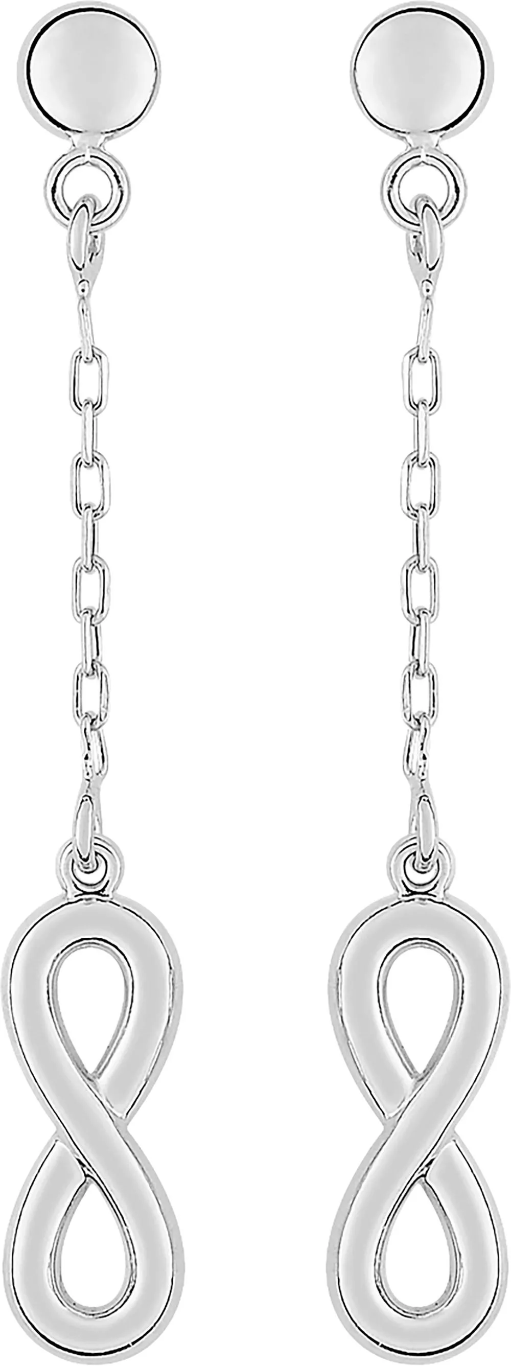 Boucles d'oreilles Pendantes Or Blanc Viriginie Infini - Boucles d'oreilles en Or 375 9k - Bijoux en Vogue