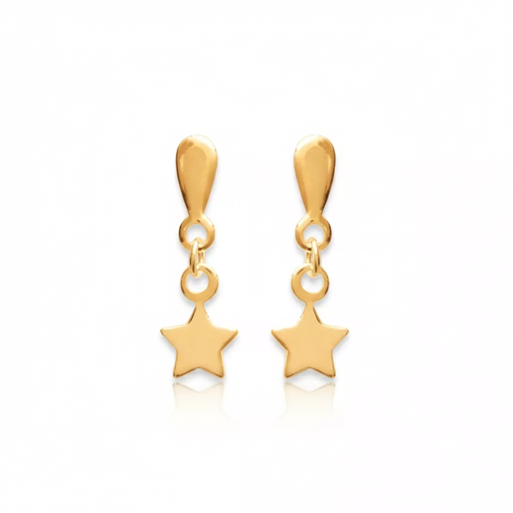 Boucles d'oreilles Pendantes Plaqué Or Aneliya Étoile - Boucles d'oreilles en Plaqué or - Bijoux en Vogue