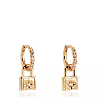 Boucles d'oreilles pierre Diaroumba - Boucles d'oreilles en Pierre