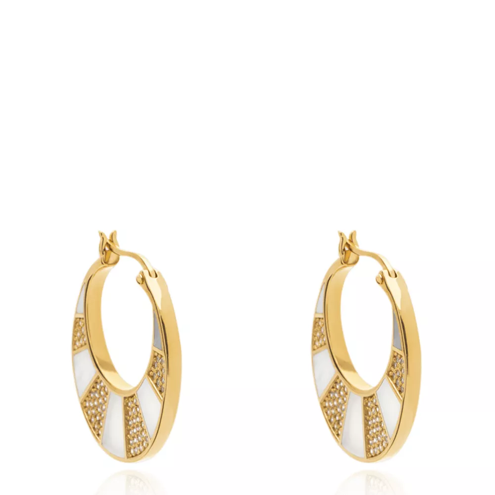 Boucles d'oreilles plaqué or Lluska - Boucles d'oreilles en Plaqué Or