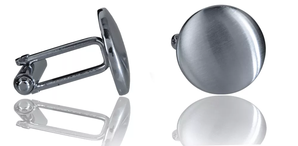 Boutons de Manchettes en acier - Boutons de Manchettes en Acier - Bijoux en Vogue