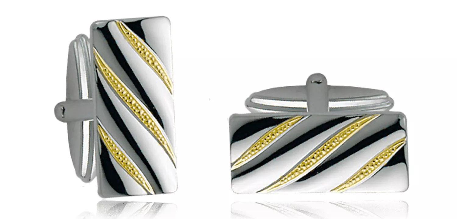 Boutons de Manchettes en argent - Boutons de Manchettes en Argent 925 - Bijoux en Vogue