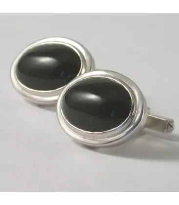 Bouton de manchette Néo Berbère Alfeo "089-5F" - Boutons de Manchettes en Argent - Bijoux en Vogue