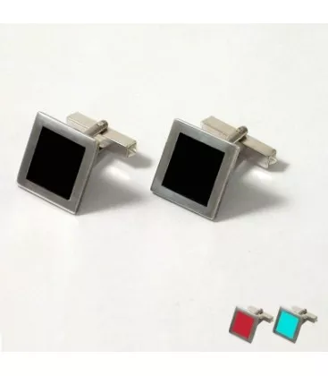Bouton de manchette pour homme Minimaliste Koumagoto "135-22" - Boutons de Manchettes en Argent