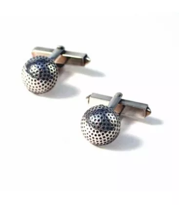 Bouton de manchette pour homme Sportif Fawazi "134-4" - Boutons de Manchettes en Argent