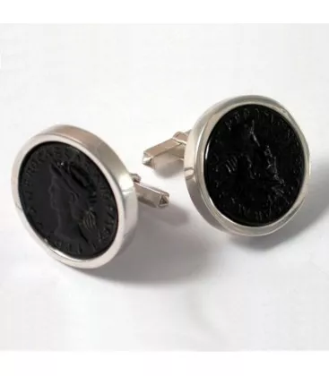 Bouton de manchette Décadence Andrzei "123-1" - Boutons de Manchettes en Argent - Bijoux en Vogue