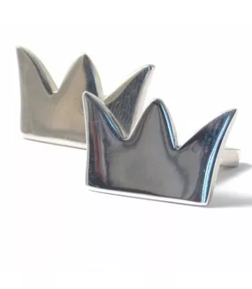 Bouton de manchette Templiers Italo "100-1" - Boutons de Manchettes en Argent - Bijoux en Vogue