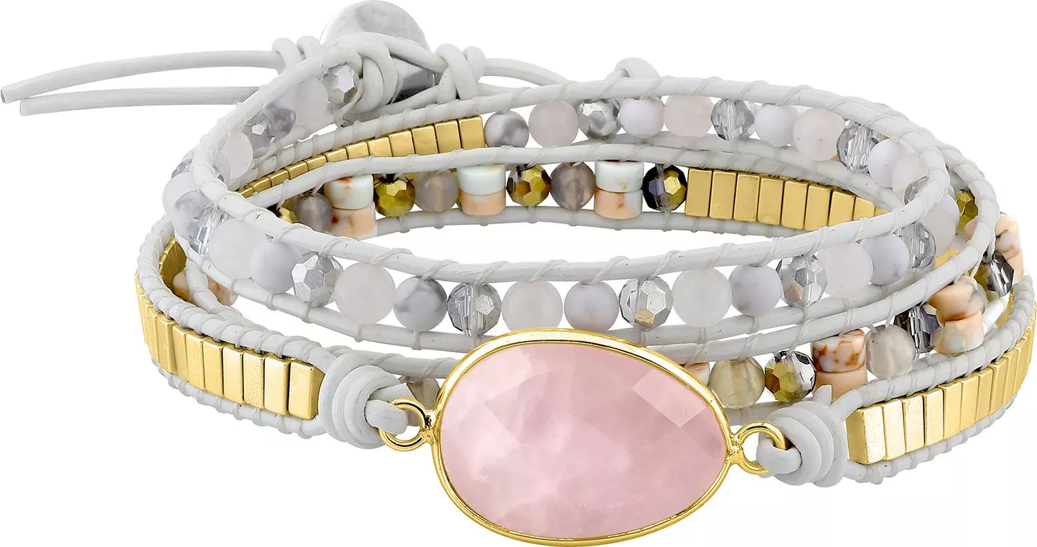 Bracelet Acier Ilonga Agate - Bracelet en Acier - Bijoux en Vogue