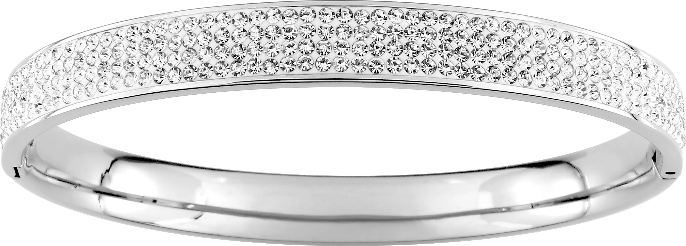 Bracelet Acier Daliah Cristal Blanc - Bracelet en Acier - Bijoux en Vogue