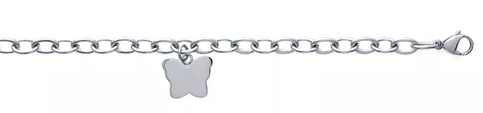 Bracelet Acier Yahdominique Papillons Animal Fantaisie - Bracelet en Acier - Bijoux en Vogue