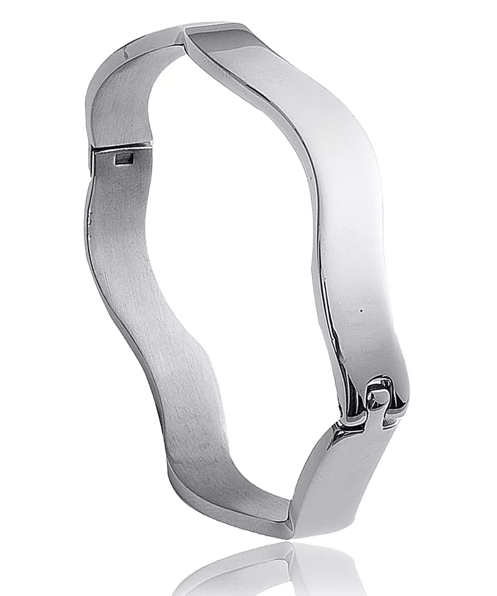 Bracelet acier Merciane voilé Fantaisie - Bracelet en Acier
