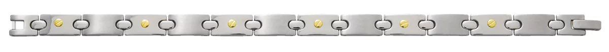 Bracelet homme acier plaqué or Keman visse - Bracelet en Acier