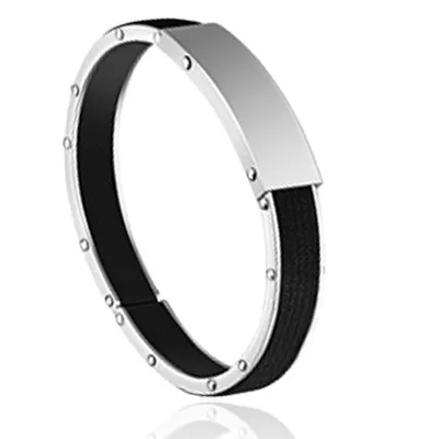 Bracelet acier gravable Biko - Bracelet en Acier - Bijoux en Vogue