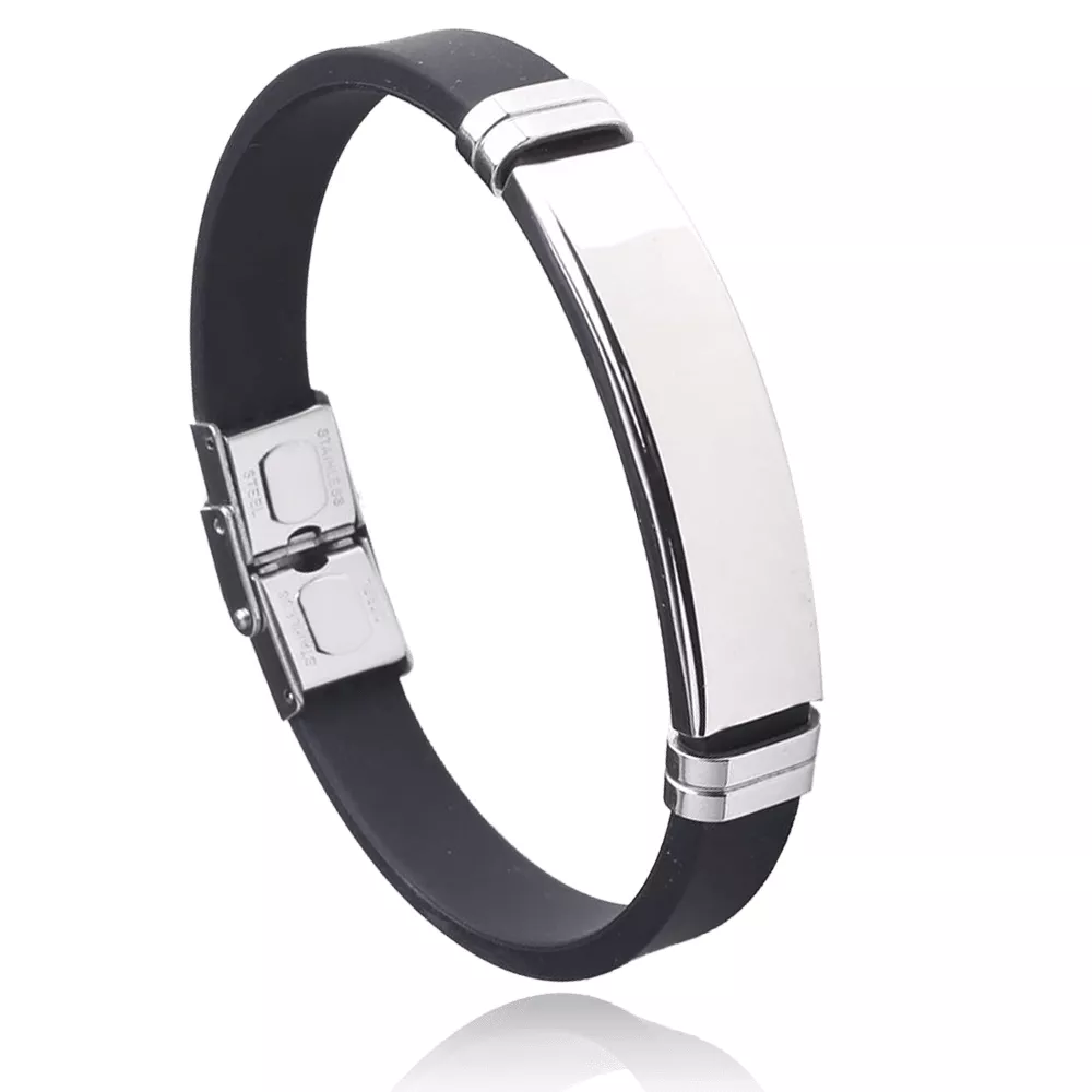 Bracelet acier gravable Palomar - Bracelet en Acier - Bijoux en Vogue