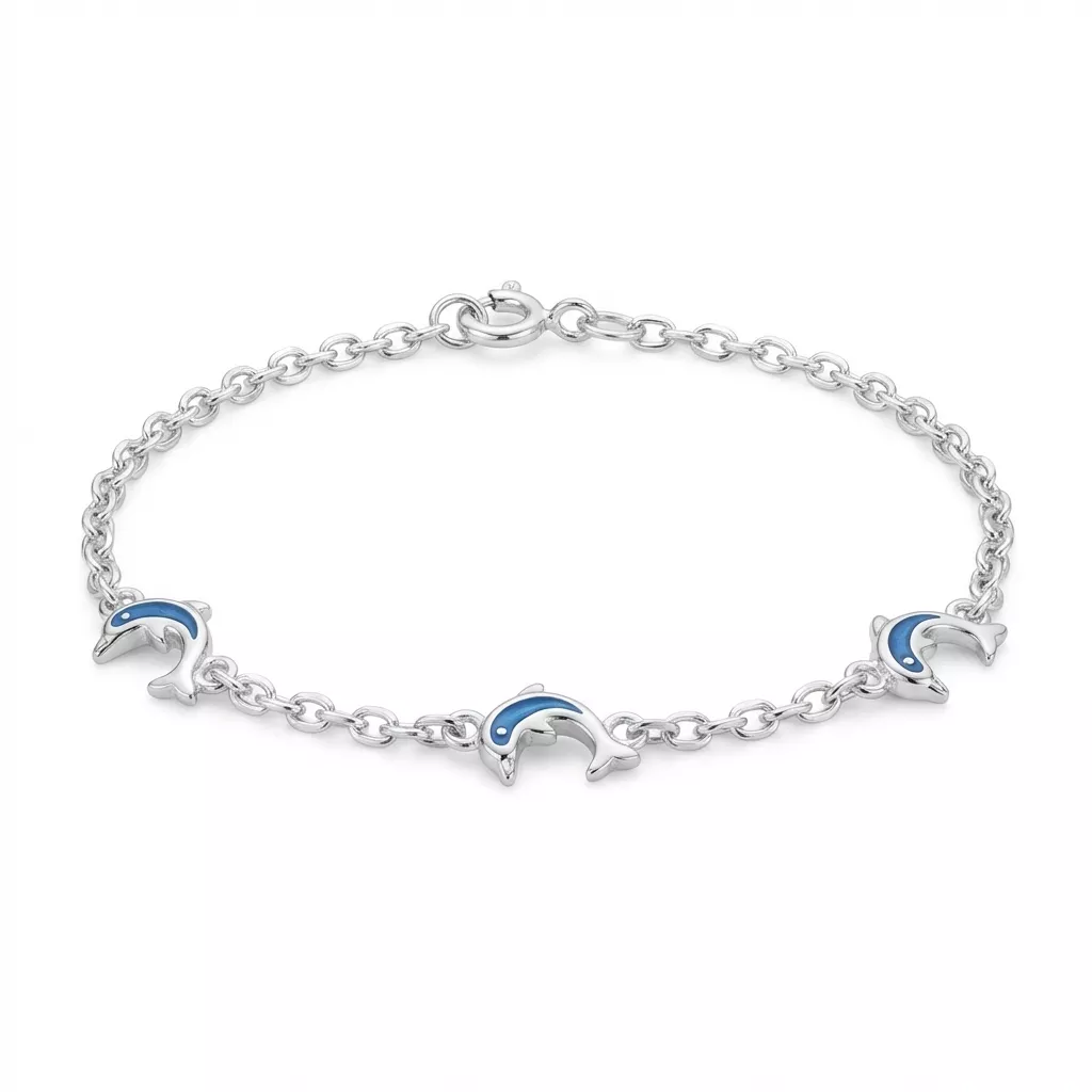 Bracelet Argent Haouia Dauphin - Bracelet en Argent 925 - Bijoux en Vogue