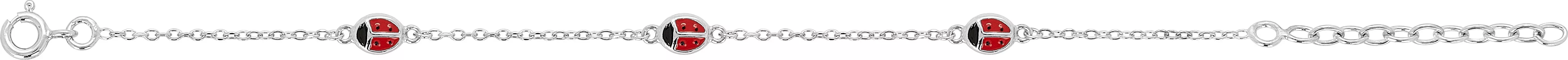 Bracelet Argent Domona Coccinelle - Bracelet en Argent 925 - Bijoux en Vogue