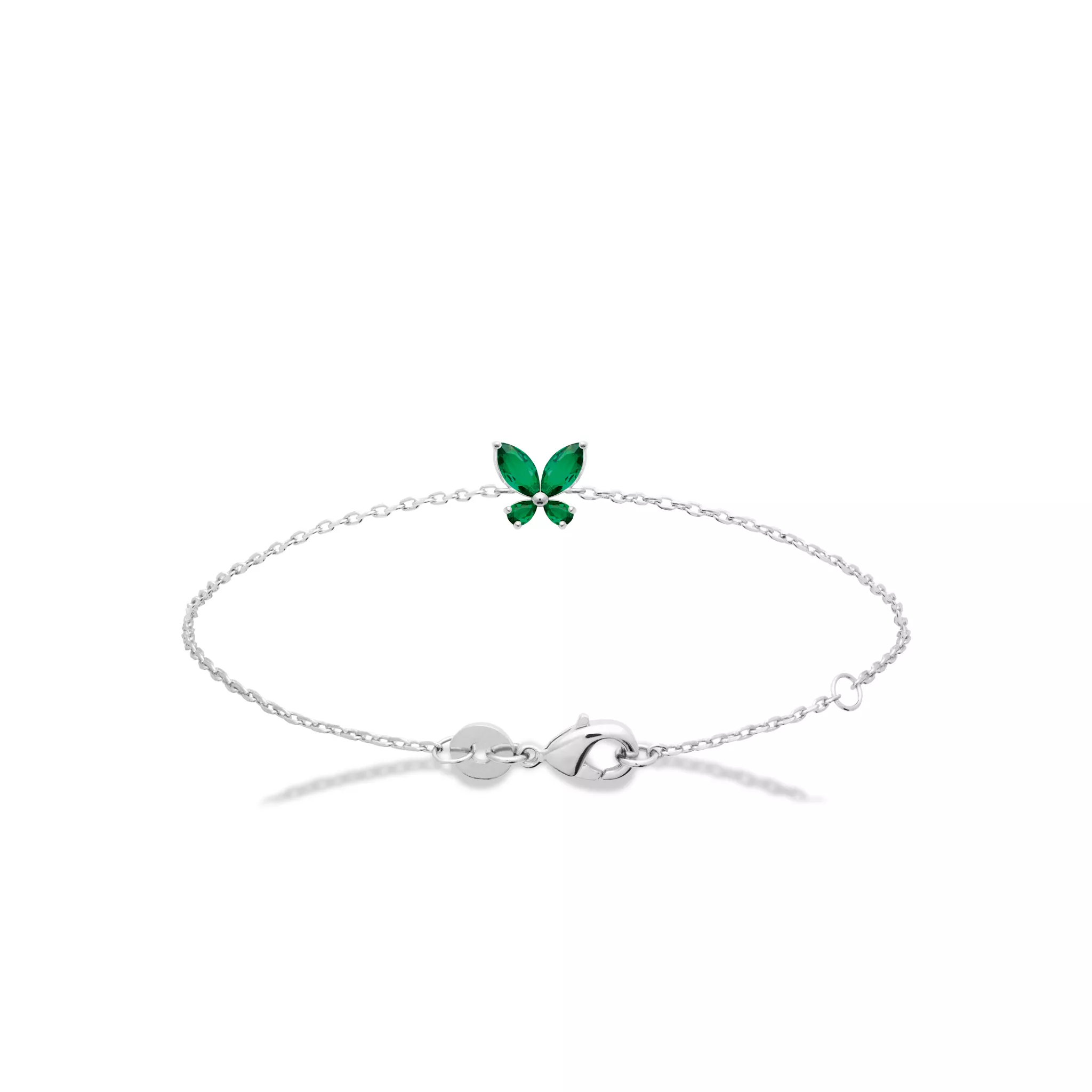Bracelet Argent Levana Zirconium Figuratif Joaillerie Stacking Couleurs Minimaliste - Bracelet