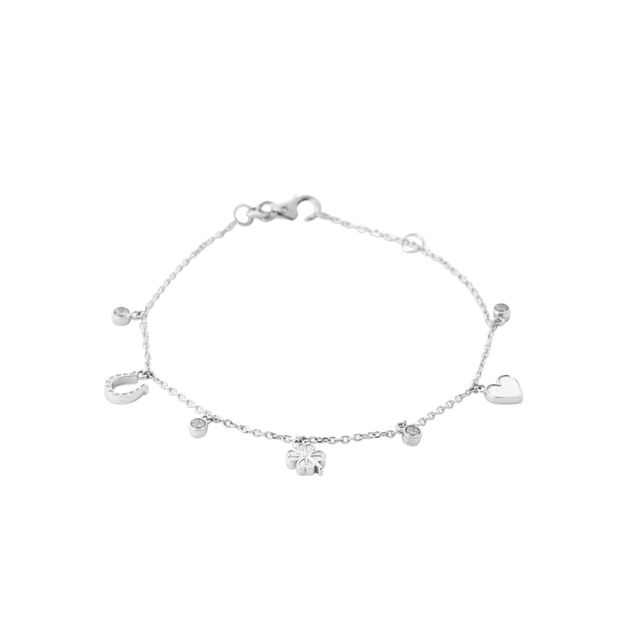 Bracelet Argent Roneza Zirconium Figuratif - Bracelet en Argent 925