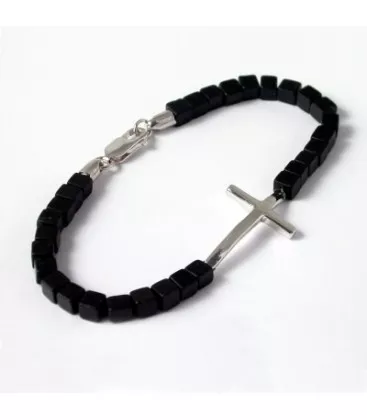 Bracelet pour homme Gothique chic Anatoly "114-1/A" - Bracelet en Argent