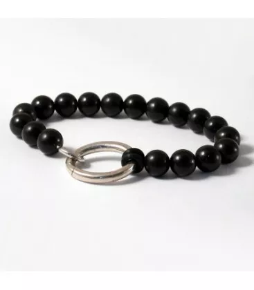 Bracelet pour homme Tibétaine Abbelkader "124-4A" - Bracelet en Argent