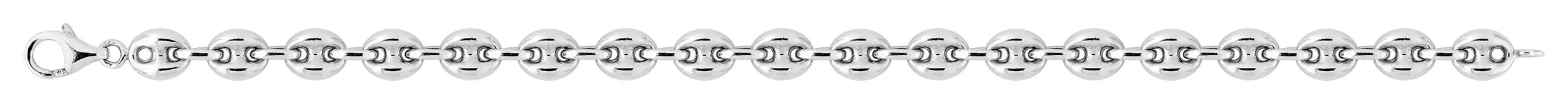 Bracelet Chaîne Argent graine de café - Bracelet en Argent 925 - Bijoux en Vogue