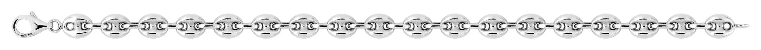 Bracelet Chaîne Argent graine de café - Bracelet en Argent 925 - Bijoux en Vogue