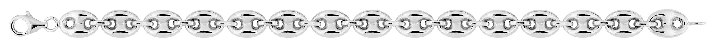 Bracelet Chaîne Argent graine de café - Bracelet en Argent 925 - Bijoux en Vogue