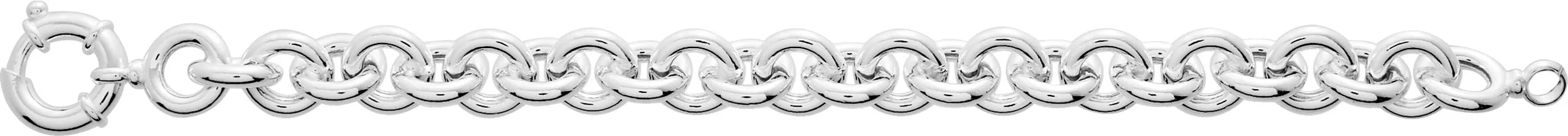 Bracelet Chaîne Argent jaseron - Bracelet en Argent 925 - Bijoux en Vogue