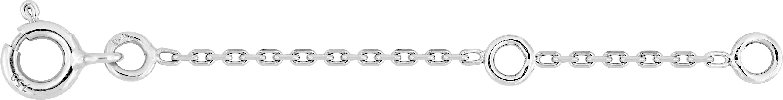 Bracelet Chaîne Or Blanc - Bracelet en Or 375 9k - Bijoux en Vogue