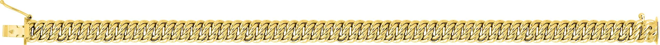 Bracelet Chaîne Or américaine - Bracelet en Or 375 9k - Bijoux en Vogue