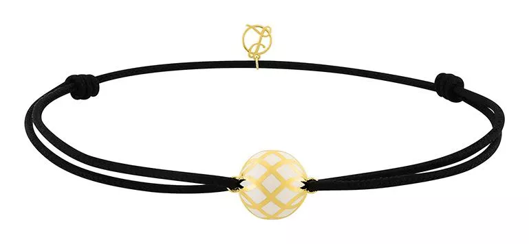 Bracelet Cordon Or Olivana noir - Bracelet en Or 375 9k - Bijoux en Vogue