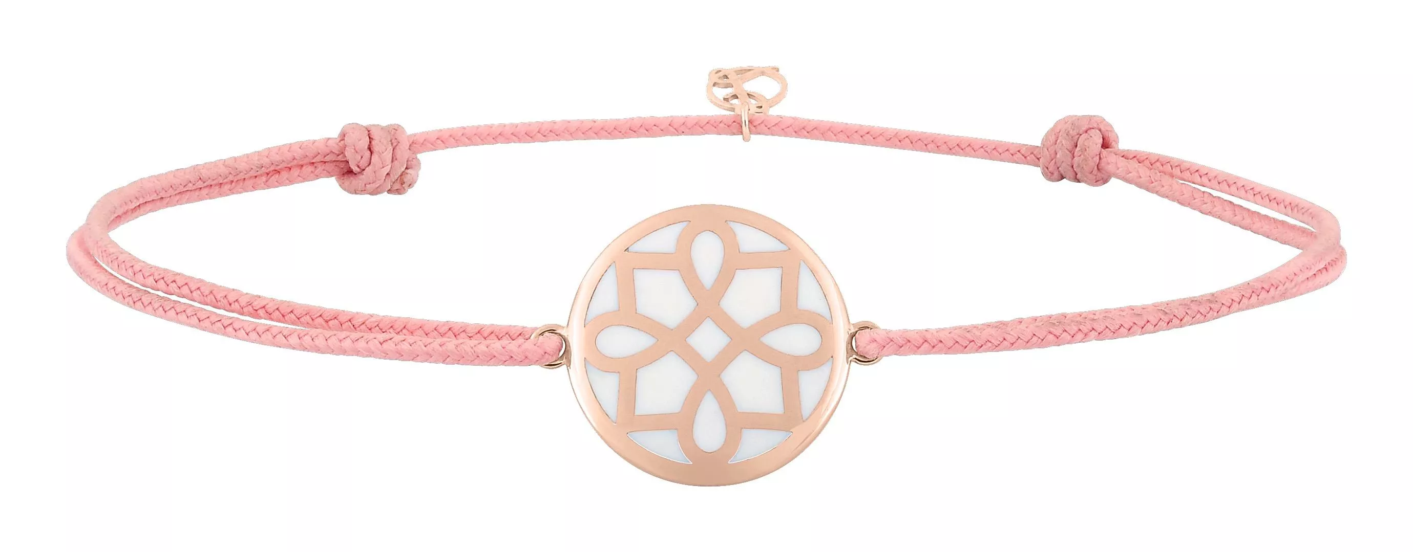 Bracelet Cordon Or Rose Refija rouge - Bracelet en Or 375 9k - Bijoux en Vogue