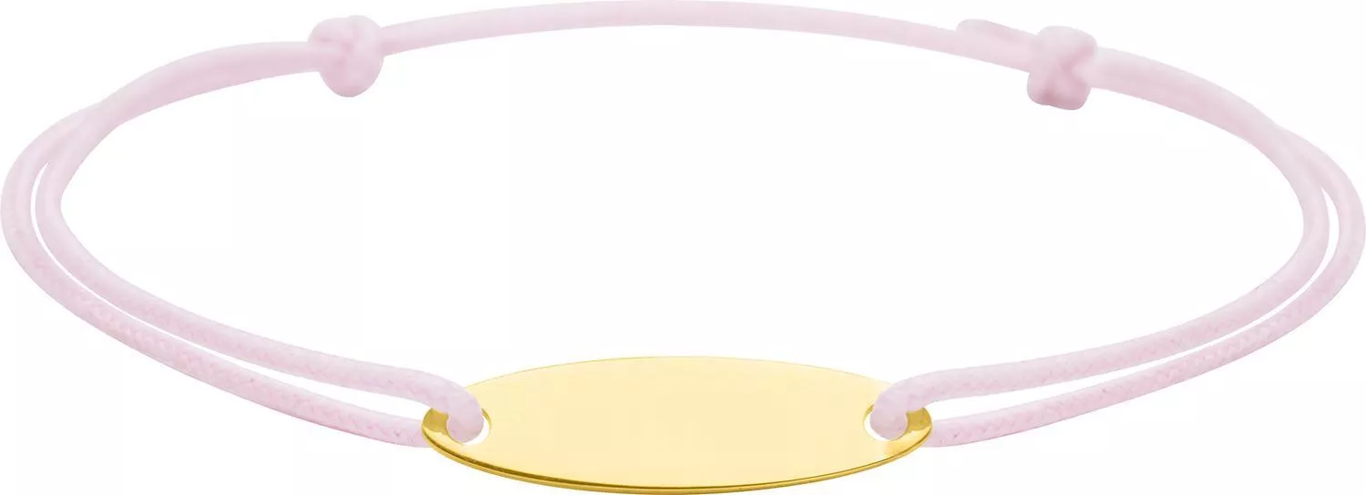 Bracelet Cordon Or rose Hazedine - Bracelet en Or 750 18k - Bijoux en Vogue