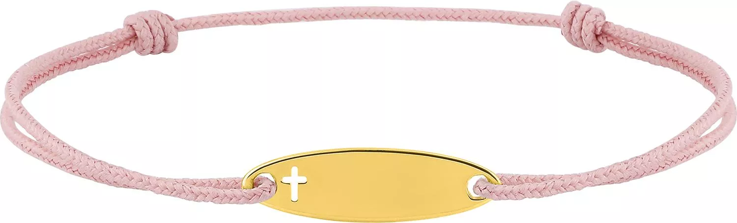 Bracelet Cordon Plaqué Or Masaka rose - Bracelet en Plaqué or - Bijoux en Vogue