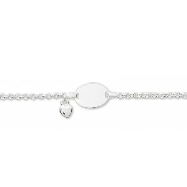 Gourmette argent coeur Eppers mini Amour - Bracelet en Argent 925 - Bijoux en Vogue