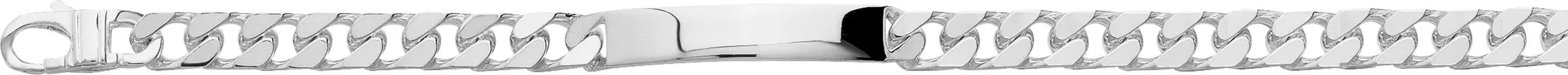 Gourmette Homme Argent Zarouk Poli - Bracelet en Argent 925 - Bijoux en Vogue