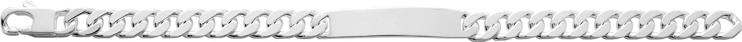 Gourmette Homme Argent Houtmain Poli - Bracelet en Argent 925 - Bijoux en Vogue