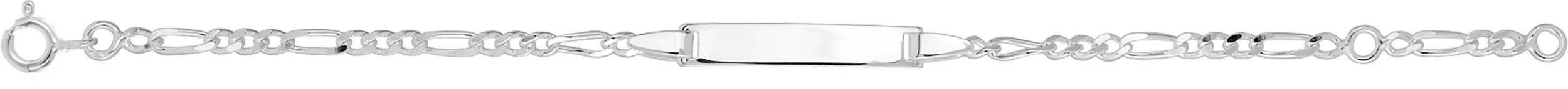 Gourmette Homme Argent Harrison figaro - Bracelet en Argent 925