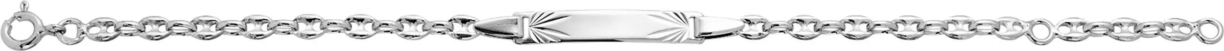 Gourmette Homme Argent Ditmar graine de café - Bracelet en Argent 925
