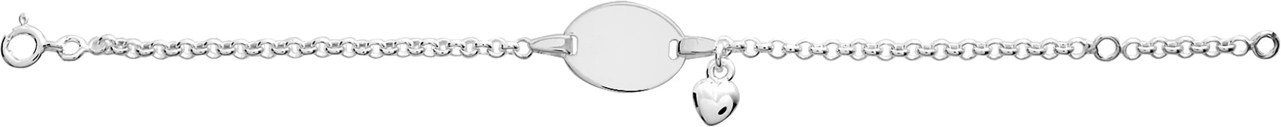 Gourmette Argent Akopian Coeur - Bracelet en Argent 925 - Bijoux en Vogue