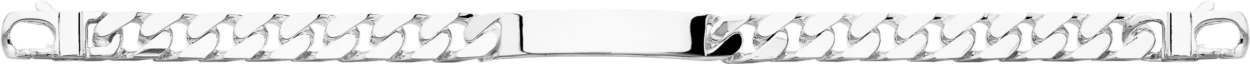 Gourmette Homme Argent Erald Poli - Bracelet en Argent 925 - Bijoux en Vogue