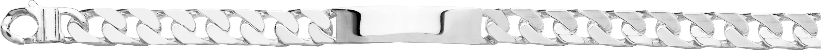 Gourmette Homme Argent Gennardo Poli - Bracelet en Argent 925 - Bijoux en Vogue